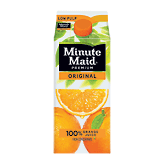 Minute Maid Premium original, 100% orange juice from concentrate, low pulp Full-Size Picture